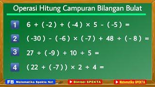 Cara Mengerjakan Soal Operasi Hitung Campuran Bilangan Bulat