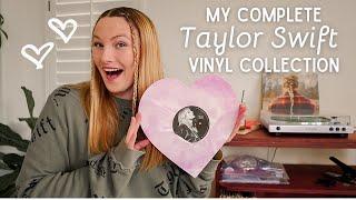 my complete Taylor Swift Vinyl Record Collection plus how to care for & store your records