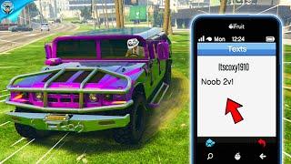 Salty griefer gets owned on GTA Online!