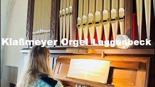 J.S. Bach. Letzte Klaßmeyer Orgel Laggenbeck, Ibbenbüren NRW, vollpneumatisch Kegellade, AHS