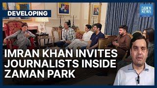 𝐄𝐱𝐜𝐥𝐮𝐬𝐢𝐯𝐞 𝐅𝐨𝐨𝐭𝐚𝐠𝐞 𝐟𝐫𝐨𝐦 𝐙𝐚𝐦𝐚𝐧 𝐏𝐚𝐫𝐤: Imran Khan Invites Journalists Inside Lahore Home | Developing