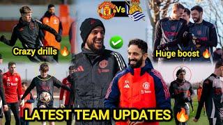 NoWDORGU,De Ligt,GARNACHO....MAN UNITED TRAINING NEWS AHEAD OF SOCIEDAD CLUSH #manunitednewstoday