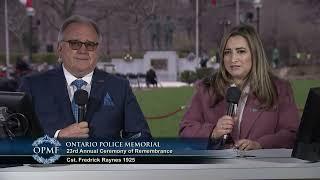 Ontario Police Memorial Foundation Ceremony of Remembrance 2022