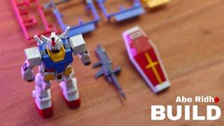 Noob builds without tools - Gundam RX 78 2 (Entry grade) | Proto Beat Building