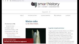 Maize cobs   Khan Academy Article Read along   Marsha Russell