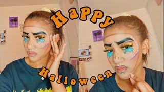 pop art mask halloween tutorial