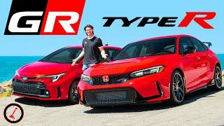 Honda Civic Type R vs Toyota GR Corolla / No Excuses!