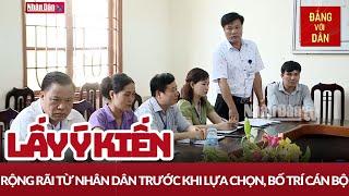 Phát huy dân chủ trong đánh giá cán bộ | Đảng với Dân