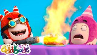 SAVE ME! IT'S HOT LIKE LAVA! | Oddbods | NEW | Funny Cartoons For Kids