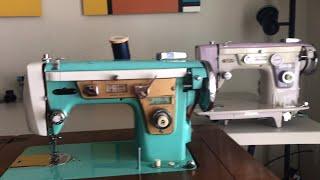 Fleetwood 767B Vintage Japanese Sewing Machine and Manual