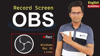 How To Record Screen with OBS Studio - 2023 (Hindi/Urdu)