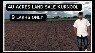 40 Acres land sale kurnool || Acre- 9 lakhs || Dhone near