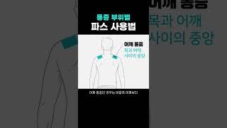 파스는 어떻게 붙이는 것이 좋을까? 통증별 파스 붙이는 위치, 파스 사용 주의사항 | 평9토5 #배곧정형외과 #파스 #통증