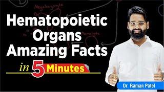 Amazing Facts of hematopoietic organs | NEET 2023 Biology | Dr. Raman Patel sir - ATP STAR kota