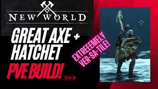 DPS PVE Build New World: Great Axe + Hatchet: The DO IT ALL Build