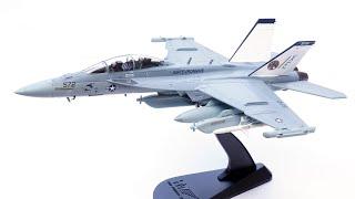 吸血鬼！HM 1/72 EA-18G咆哮者电子战机合金成品模型开箱测评