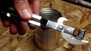 How To Use Old School Tin / Can Opener