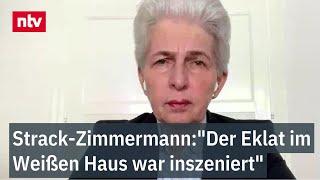 "Der Eklat im Weißen Haus war inszeniert" - Strack-Zimmermann zu "Choreografie"