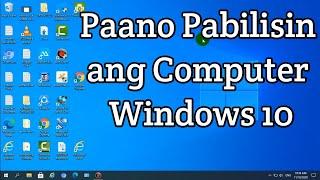 Paano Pabilisin ang Computer Windows 10 | Computer Tutorial