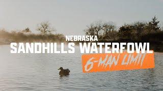 Nebraska SANDHILLS Waterfowl (6-MAN LIMIT)