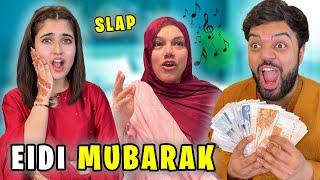 1 Slap = Rs 100,000 Eidi  | Mama Singing For The First Time  | Eid Mubarak ️