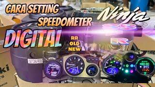 CARA SETTING SPEEDOMETER DIGITAL NINJA R SS RR