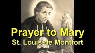 St Louis de Montfort - Prayer to Mary