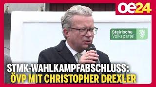 Stmk-Wahlkampfabschluss der ÖVP mit Christopher Drexler