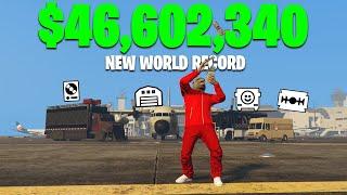 How I Made $46,602,340 in 1 Day! (I Broke the World Record) | Biggest Business Sale Ever GTA Online