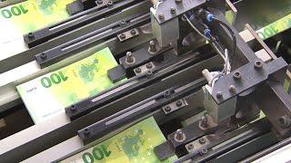 How euro banknotes are produced