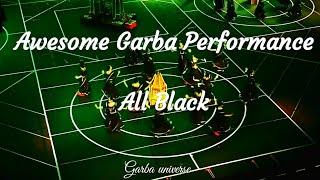 Superb Garba  Performance | All black All Girls |