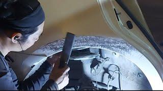 LEXUS REAR RIGHT SIDE FENDER HOW TO DENT REPAIR WITHOUT PAINT #2024 #automobile