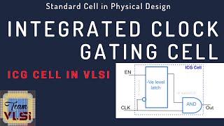 Integrated Clock Gating Cell | ICG Cell in VLSI | Clock Gating Cell | Low Power Techniques in VLSI