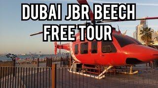 JBR beach Dubai 2023 walking tour