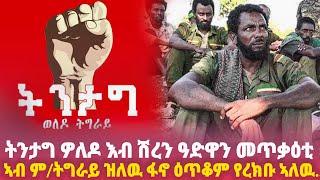 ትንታግ ዎለዶ እብ ሽረን ዓድዋን መጥቃዕቲ | ኣብ ም/ትግራይ ዝለዉ ፋኖ ዕጥቆም የረክቡ ኣለዉ.#tigray_news #eritreanews #ethiopianews