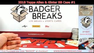 2018 Topps Allen & Ginter Baseball Hobby 12 Box Case #1 - PYT