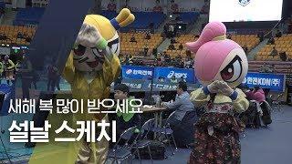 [배구-현대건설배구단] V리그_설날에 홈 경기장에선 무슨 일이? (feat. 새해 복 많이 받으세요!)