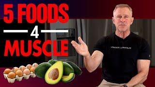 5 Foods To Help You Build Muscle Faster After 50 (ADD THESE TO YOUR PLAN!)