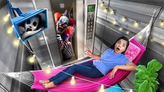 WE GOT TRAPPED IN TINY ELEVATOR WITH KILLER CLOWN