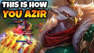 This is how you play Azir in High Elo