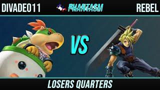 Divade011 (Bowser Jr.) vs Rebel (Cloud) - Phantasm 75 Losers Quarters