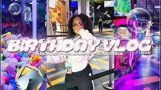 MY 13TH BIRTHDAY VLOG  arcade, main event, karaoke, pajamas, etc