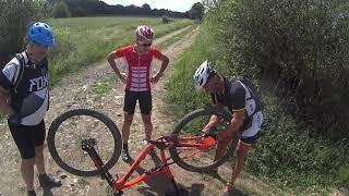 VTT entre les lac de Silenrieux