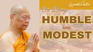 On Being Humble and Modest | Friday Dhamma | 09 Aug 2024