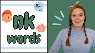 'nk' Words | Blending Phonics | nk Words with Pictures | Learn to Read | British Teacher