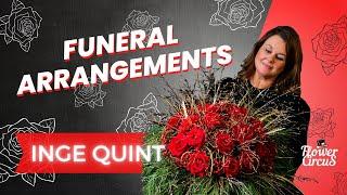 Flower Circus Show: Funeral Arrangements and inspiration by Inge Quint