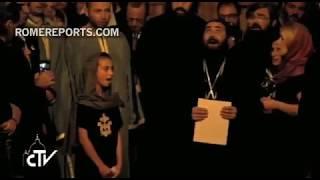 Musical Aramaic rendition of the Our Father that moved the pope in Georgia