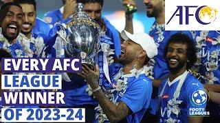 Every Asian Football League Winner of 2023-24