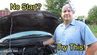 No Start Troubleshooting 5 Volt Reference Dodge Grand Caravan (EGR Shorted Replaced)