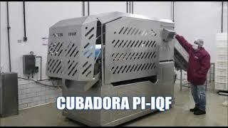 Cubadora PI-IQF com esteira alimentadora - Precisão Inox